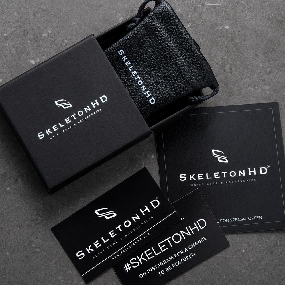 Emperador Silver Skull Bracelet - Image 4