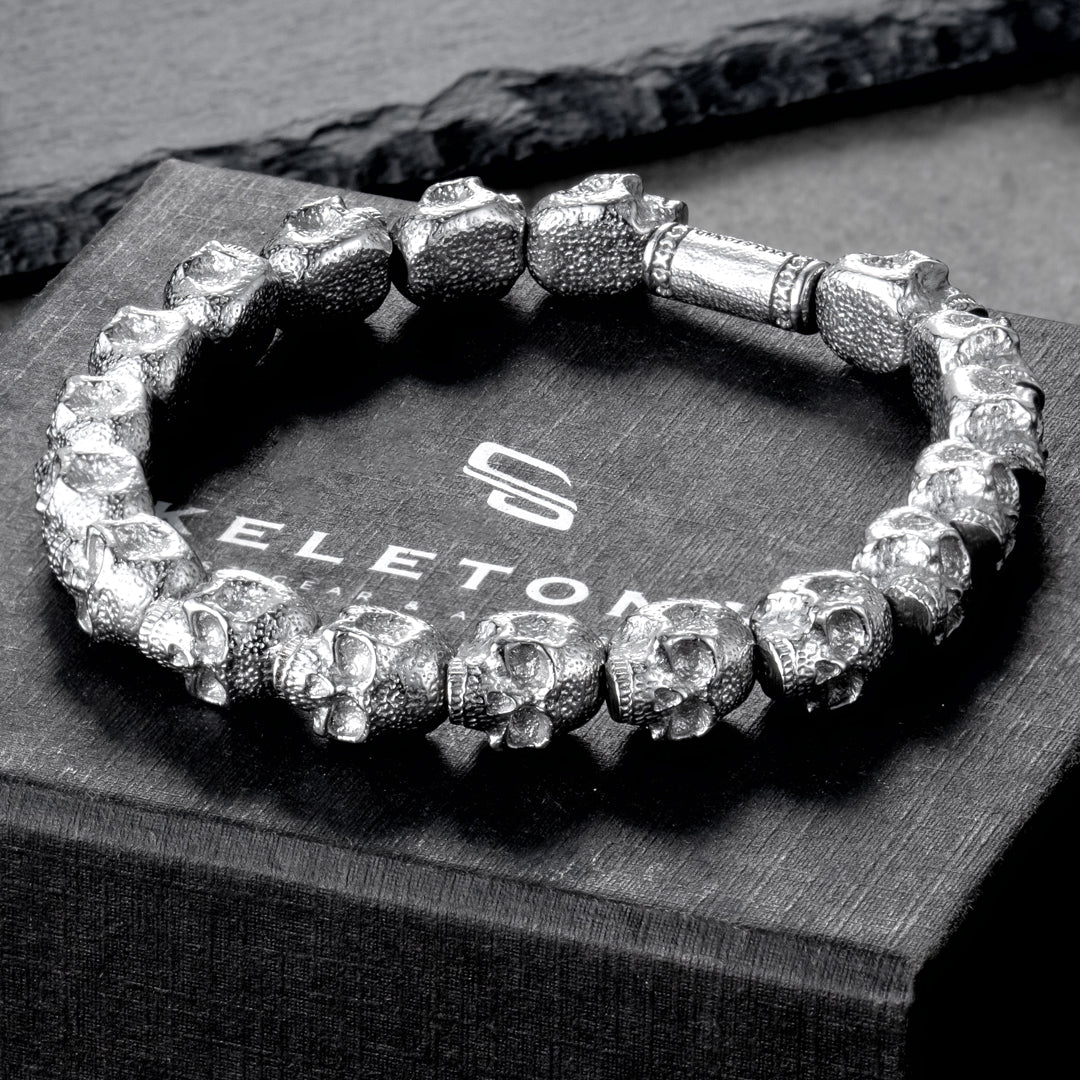 Empire - Silver All Skulls Bracelet - Image 4