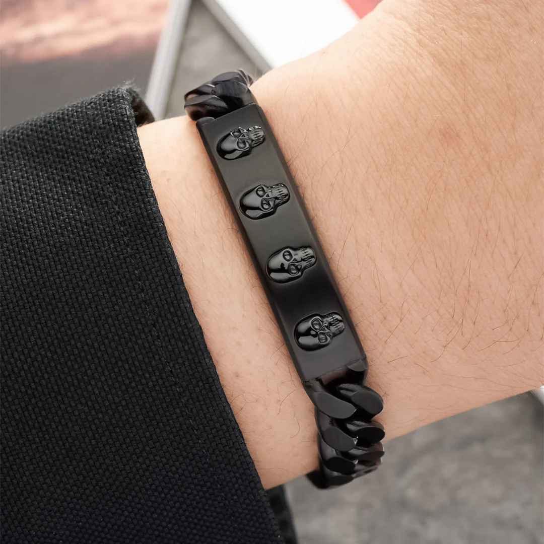 Nemesis All Steel Chain Bracelet - Image 3