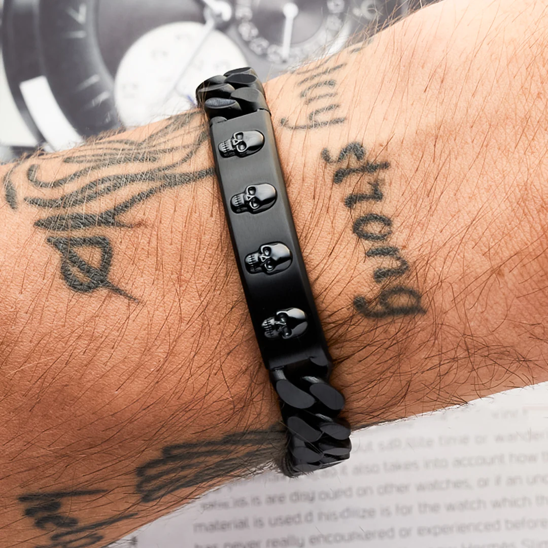 Nemesis All Steel Chain Bracelet - Image 5